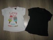 Kiabi bluzki 2x rozmiar 86-92 cm 18-24 ms 