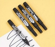 MARKER PERMANENTNY WODOODPORNY NIEBLAKNĄCY 4,5MM OKRĄGŁY CZARNY AOWA