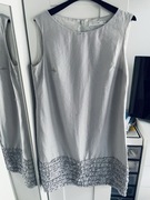 Tatuum szara sukienka 36 s biuro praca wizytowa