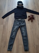 Zestaw ciepłych, młodzieżowych ubrań dla nastolatki rozmiar S/M