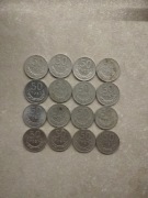 Moneta kolekcjonerska aluminiowa 16x 50gr z PRL-u