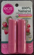 EOS 100% Natural Organic Lip Balm – Balsam do ust truskawka