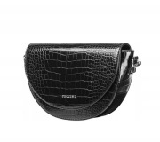 PUCCINI torebka listonoszka skóra ekologiczna czarny