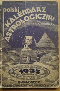 Polski kalendarz astrologiczny 1935 Fr. A. Prengel