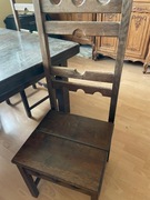 STÓŁ RYCERSKI dębowy z krzesłami OKAZJA!