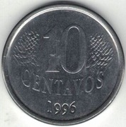 Brazylia 10 centavos 1996 - 22 mm