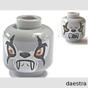 LEGO Chima 3626pb0864 GŁOWA Wilk loc129 loc016 loc100 loc089 loc146 loc038
