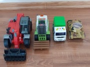 Zabawki -  ładowarka teleskopowa, wózek widłowy, śmieciarka, czołg