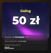 Voucher / Karta GoingApp 50 ZŁ / PLN