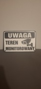 Tabliczka Teren Monitorowany