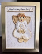 Pamiątka komunijna Anioł 