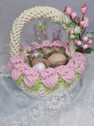 Koszyczek wiosenny, wielkanocny, święconka, dzień kobiet, mamy
