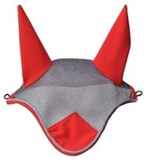 nauszniki full dla konia jasna czerwień