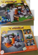 klocki zombie land 210 klocków 3 ludziki 4 piksele mine craft minecraft
