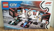 Klocki LEGO City Zestaw 60444 F1 Garaż bolidy Mercedes i Alpine 7+ 678pcs
