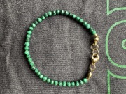 Bransoletka z malachitem