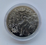 10 zł 450 lat Poczty Polskiej rocznik 2008 + folder