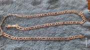 Srebrny łańcuszek damska/męska – splot figaro – 70 cm – 5 mm