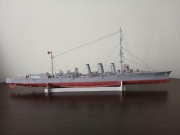 Gotowy sklejony model kartonowy HMS CAROLINE