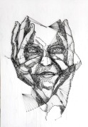 String Art Portret Twarz z Nici 70*100 