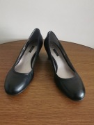 Buty czółenka szpilki Ecco 41 skóra naturalna skórzane 