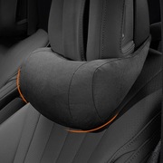 1 x Poduszka zagłówkowa do samochodu, poduszka zamszowa do jazdy samochodem