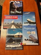 Zestaw 5 Niemieckich Książek o Lotnictwie