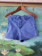 Cropp szorty denim z wysokim stanem krótkie spodenki jeggins