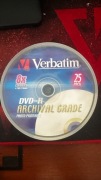 VERBATIM DVD-R 4.7GB, 8x, Archival Grade Photo printable, 25-cake (43634)