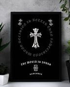 Plakat A3 Chrome Hearts aesthetic