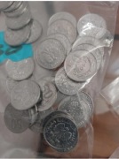 Monety 50gr z lat 1949-1987   182 sztuki 