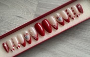 Ręcznie malowane sztuczne paznokcie,press on nails