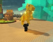 t-rex grow a garden (gold)