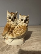 Piękna porcelana PRL. ,Sowy,