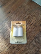 PRZEDŁUŻKA MOSIĘŻNA BIAŁA 1/2 x 20mm (2cm) 2 SZT.