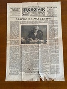 „Robotnik” Gazeta 1930 Ignacy Daszyński 