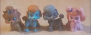 Figurka psy  Pudle 4 sztuki wys. 6cm