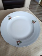 Bardzo duży talerz Ćmielów, owoce, średnica 32,5 cm Made in Poland polski 