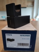 TRES Obrotowa podstawa/uchwyt słuchawki prysznicowej 107839NM czarna