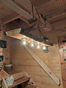 Żyrandol dębowy góralski