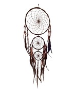 Bardzo długi łapacz snów - 140cm.  Do sypialni, na okno, na ścianę. 