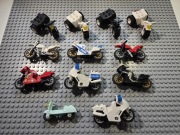 KLOCKI LEGO MOTORY MOTOCYKLE MOTORKI CITY MIX UNIKAT! OD 1ZŁ LICYTACJA