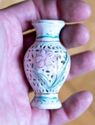 Mały flakonik PRL porcelana wazon wazonik mini wazoniki porcelanowe