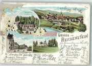 ZŁOTY STOK Reichenstein litografia 1901 