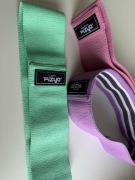 3x Materiałowe Gumy Oporowe do Ćwiczeń na Pośladki Uda Zestaw Taśm Hip Band