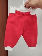 Spodnie czerwone Mikołaj r. 80 12 m-cy