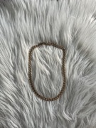 Pozłacany masywny łańcuszek pancerka 18k szeroki solidny