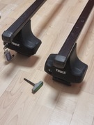Stopy bagażnika Thule 754 + relingi 105cm