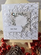 KARTKA ŚWIĄTECZNA handmade w kopercie - personalizowana, ręcznie robiona