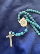 Różaniec z kamienia naturalnego